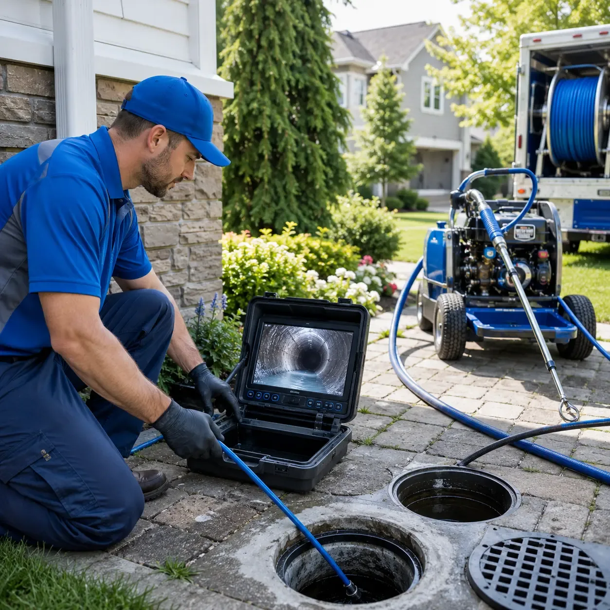 Outdoor drain cleaning professionals serving Cisco, TX